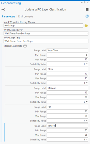 Update WRO Layer Classification tool Update WRO Layer Classification tool
