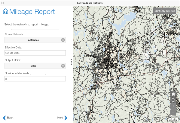 Configure the mileage report